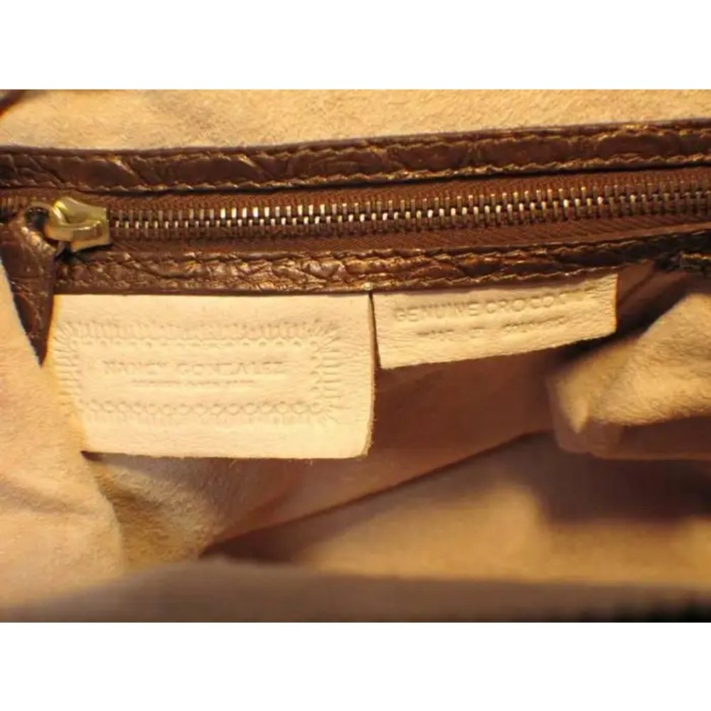 Nancy Gonzalez Pink Mink and Crocodile Handbag - Picture 4 of 6